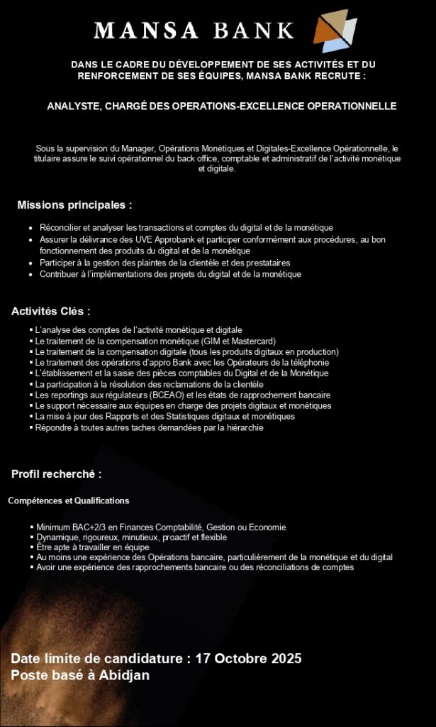 ANALYSTE ANALYSTE, CHARGÉ DES OPERATIONS-EXCELLENCE OPERATIONNELLE - OFFRE EMPLOI V4_page-0001